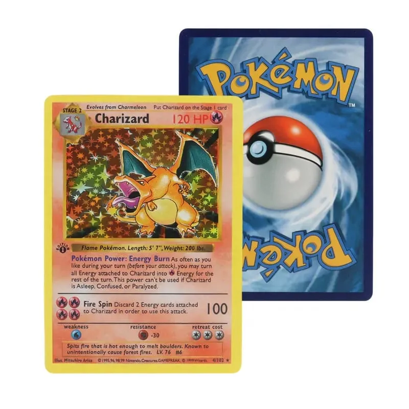151 ชิ้น 1996 first generation Pokémon การ์ด Charizard Pikachu Mewtwo Blastoise เกมส์สะสมการ์ดของเล่นเวอร์ชันภาษาอังกฤษภาษาฝรั่งเศสคำ — image 5
