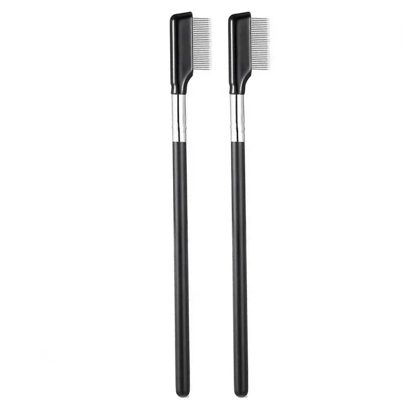 1pc Eye Brow Makeup Brush stainless steel Eyelash Comb Make Up Brushes Lashes 2 sides Grooming Beauty Cosmetic Tools multiple — image 10