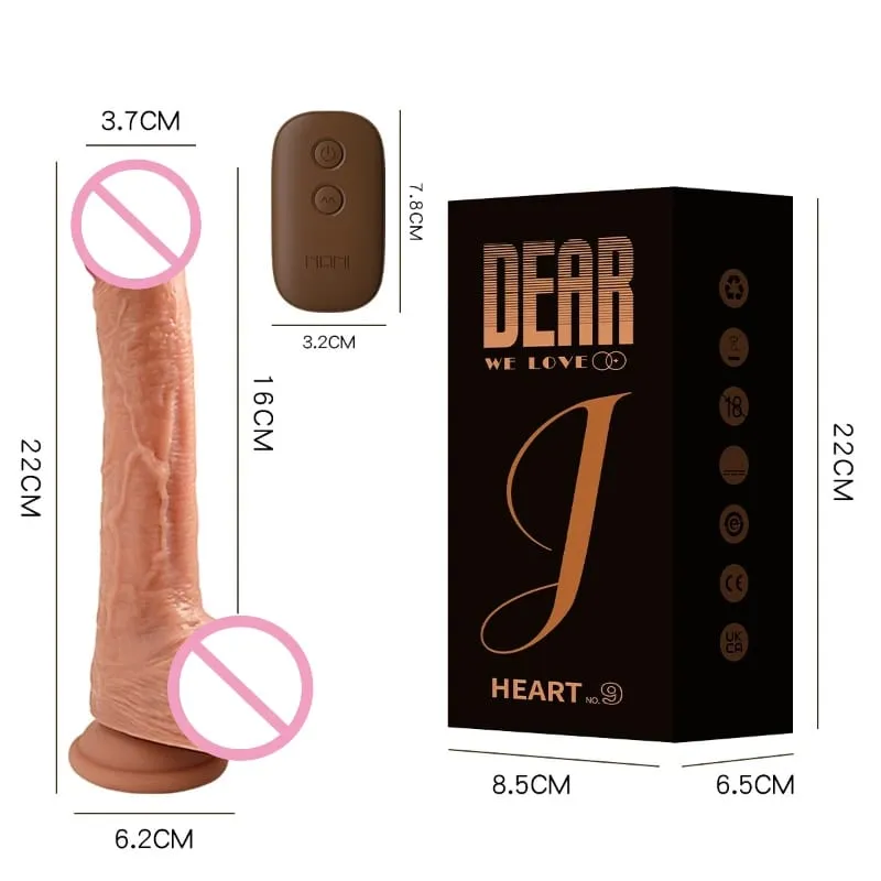 Godemiché réaliste en Silicone souple pour femme, vibromasseur chauffant, point G, vagin, Anal, masseur, grosse bite, jouets sexuels pour femmes de 18 ans et plus — image 11