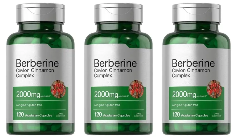 Berberyna Ceylon Cynamon Kompleks 2000 mg Kapsułki wegetariańskie Bez GMO Bezglutenowy codzienny suplement odnowy biologicznej dla dorosłych 120 sztuk — image 9