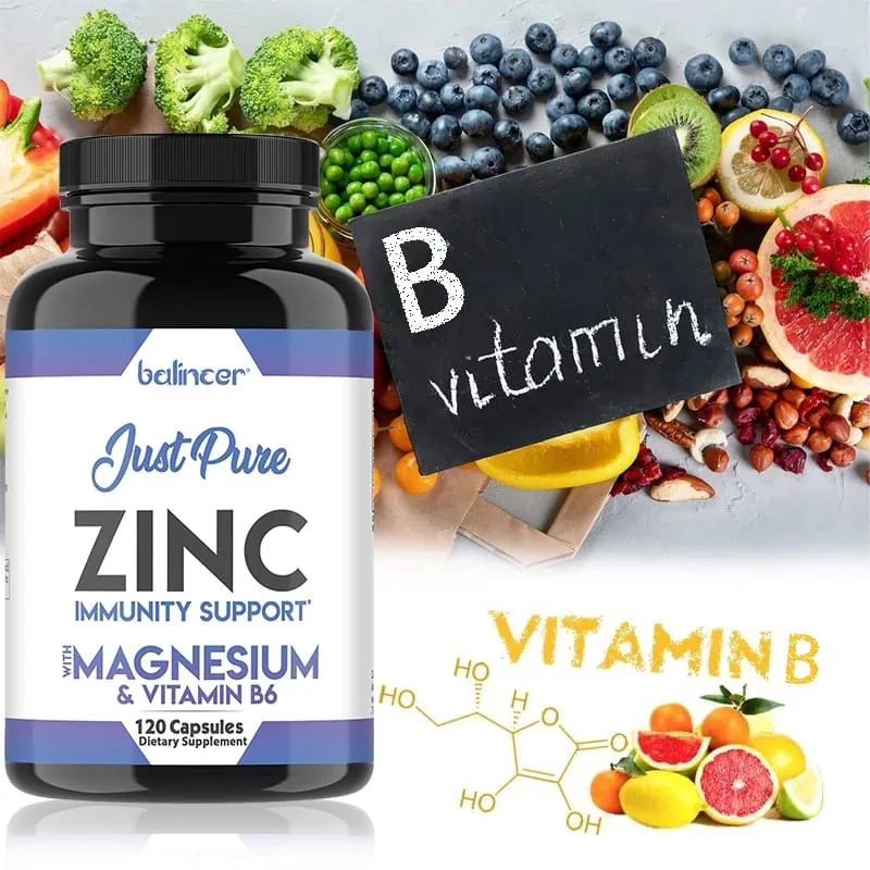Zinc Supplements - Promotes Energy Production Supports Immune System and Overall Health Non-GMO Gluten-Free — image 3