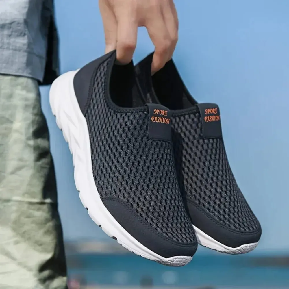2025 New Shoes Men Loafers Light Walking Breathable Summer Comfortable Casual Shoes Men Sneakers Zapatillas Hombre Plus — image 2