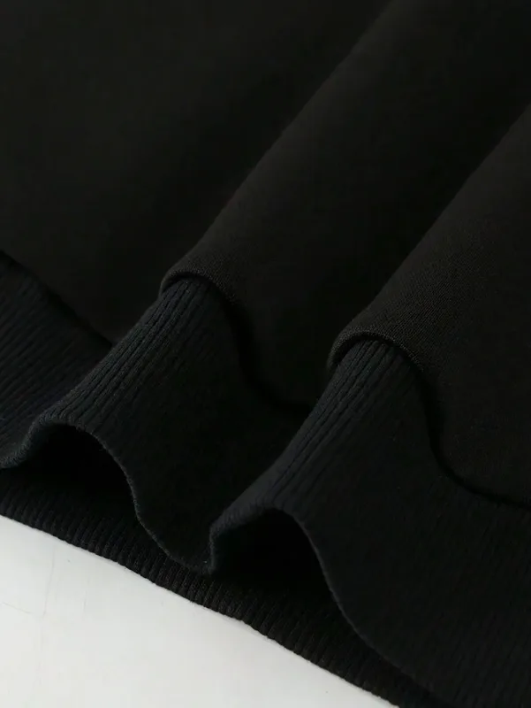 Felpa con cappuccio comoda elastica micro stampata con lettera gotica autunnale da uomo alla moda, abbigliamento urbano da strada — image 6
