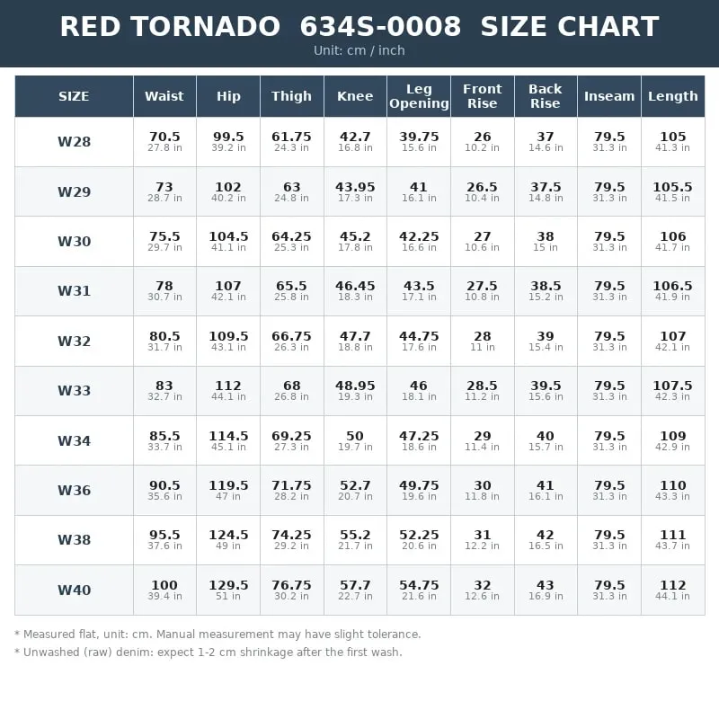 Red Tornado Midnight Blue Selvedge Jeans Lelaki 16oz Denim Straight Fit Dark Indigo Workwear Seluar — image 5