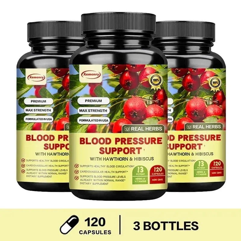 Blood Pressure Support - Supports Cardiovascular Health Boosts Energy and Immunity for Heart Health - with Hawthorn & Hibiscus — image 10