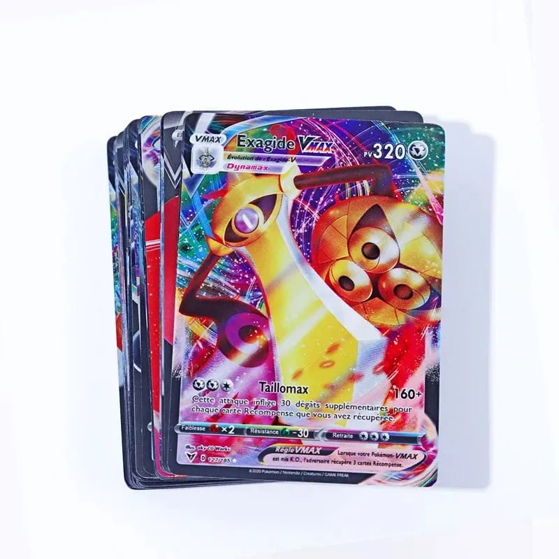 20PCS new French Pokemons Cards Vstar V GX MEGA TAG TEAM EX Game Battle Card hot sale — image 3
