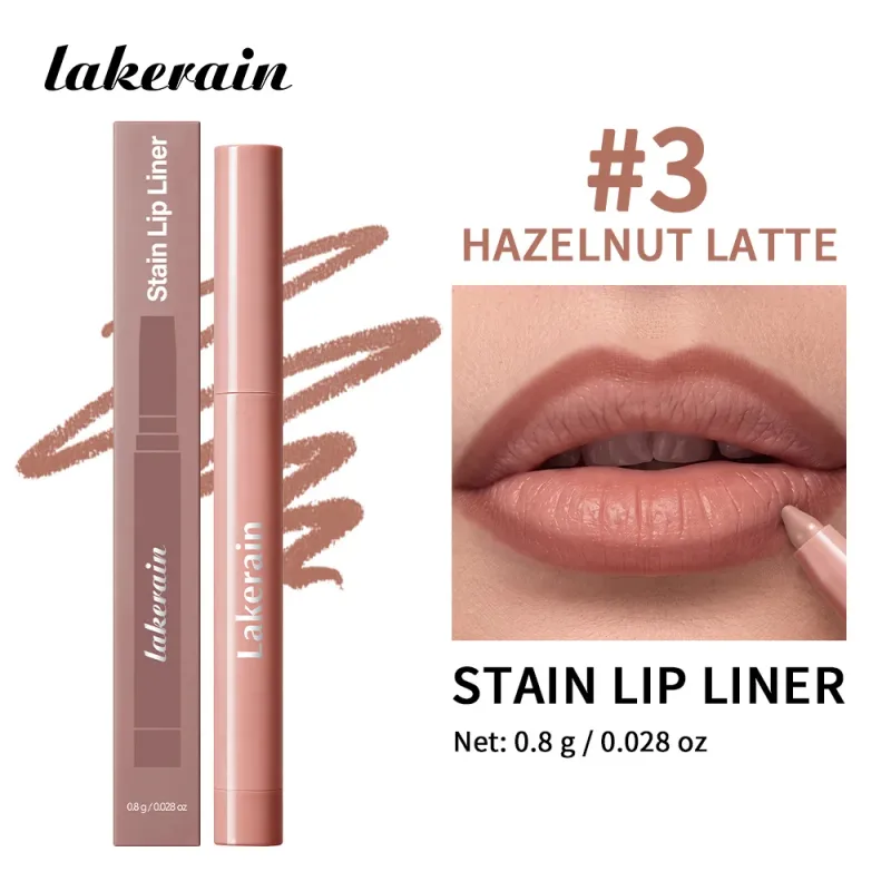 Pembaris Bibir Krim Tahan Lama Pakai Kalis Air Kalis peluh Tetapan pantas Warna Pigmen Kaya Tekstur Matte Licin Pelapik Bibir — image 8