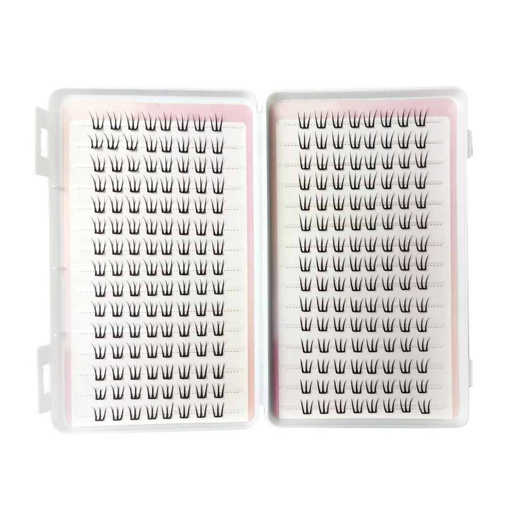 Faux cils Idols pour femmes, 30 rangées, Volume naturel, maquillage quotidien des yeux, pour femmes débutantes, grande capacité, boucles C, en Fiber synthétique — image 2