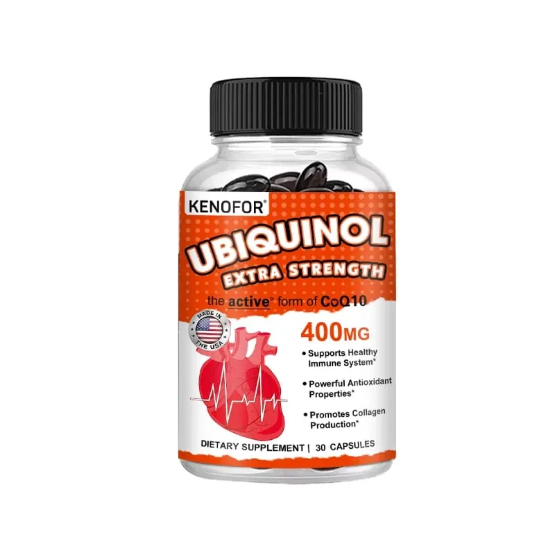 Ubichinolo CoQ10 400 mg Softgel antiossidante - Forma attiva ad assorbimento superiore Supporto immunitario e cutaneo — image 9