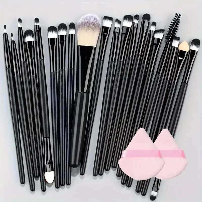 8st-20st sminkborstar set Mjuk fluffig ögonskugga Borste detalj Concealer Blush Loose Powder Foundation Highlighter Beauty Tool — image 24