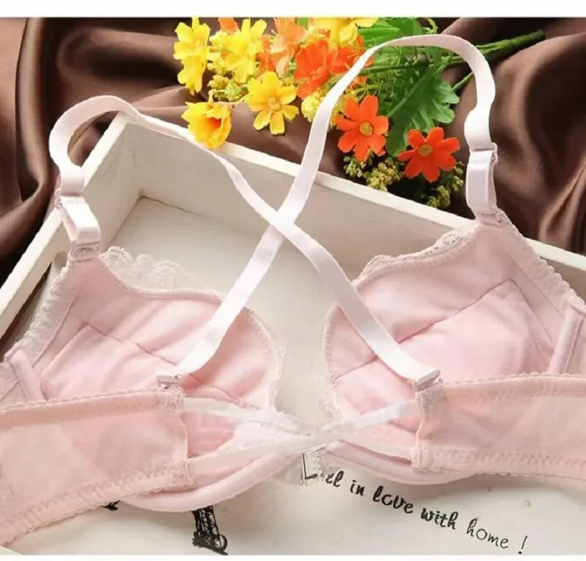 Ensemble de soutien-gorge sexy en dentelle avec boucle avant, dos nu, lingerie réglable — image 2