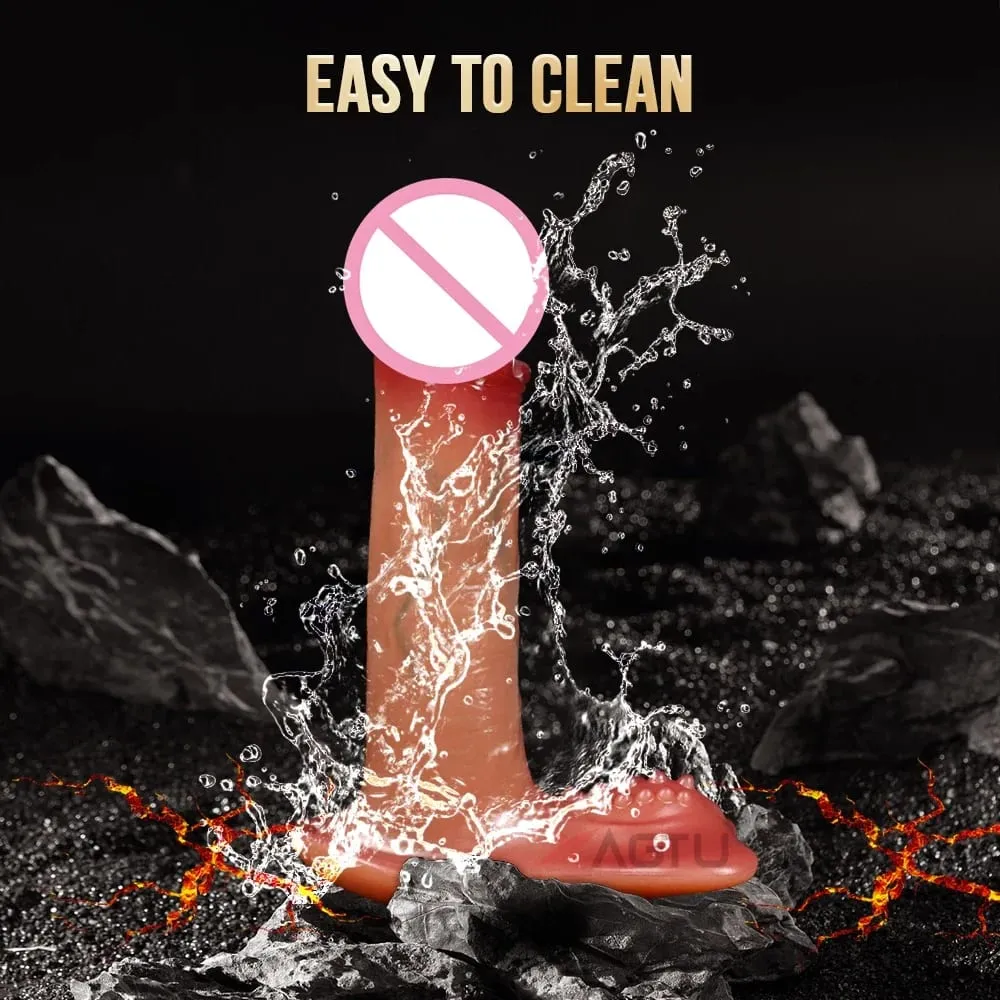 รีโมทคอนโทรล Thrusting Dildo Vibrator จริง Dildos G Spot Anal การสั่นสะเทือนกระตุ้นอวัยวะเพศชายผู้ใหญ่ของเล่นสำหรับผู้หญิง — image 5
