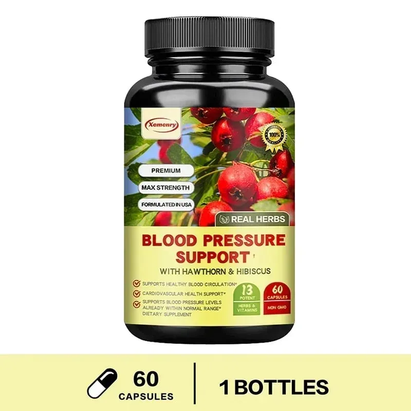 Blood Pressure Support - Supports Cardiovascular Health Boosts Energy and Immunity for Heart Health - with Hawthorn & Hibiscus — image 9