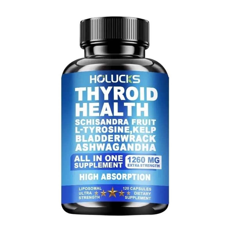 Advanced Thyroid Wellness Capsules with Schisandra Ashwagandha Kelp Improve Metabolism Focus & Whole-body Vitality Immune — image 8