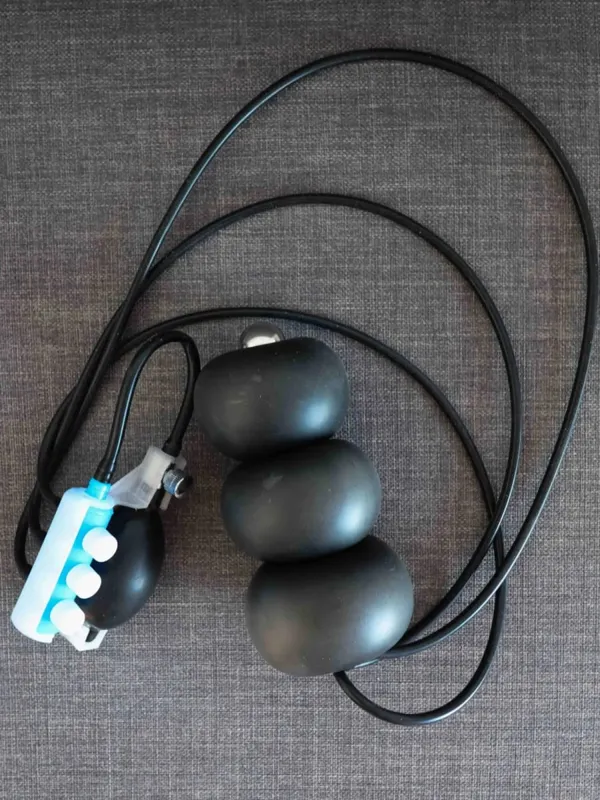 Trójkomorowy nadmuchiwany korek analny duże wibratory Butt Plug Dilator kobiety mężczyźni Sex zabawki masażer prostaty BDSM G Spot stymulator