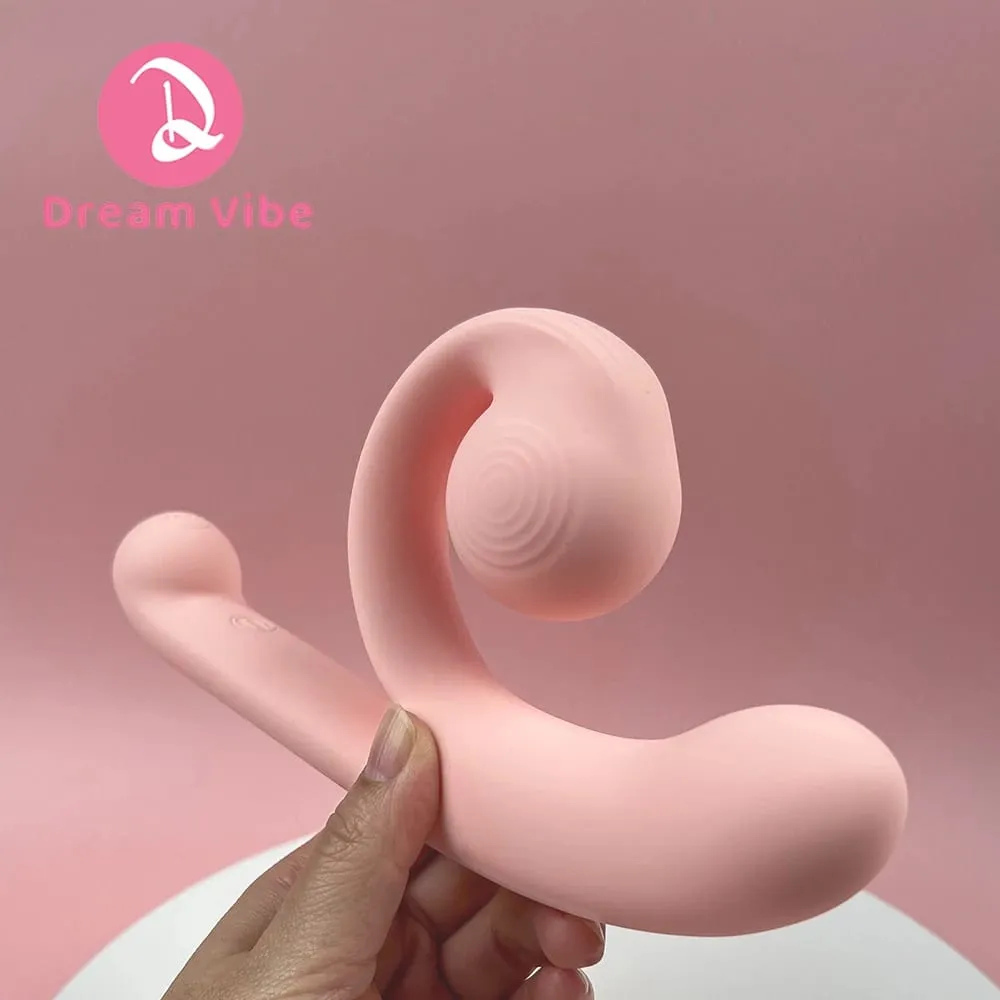 Vibromasseur escargot rose gode point G pénétration escargot flexible pour un ajustement parfait du clitoris stimulation 10 Modes jouet sexuel de plaisir pour femme — image 3