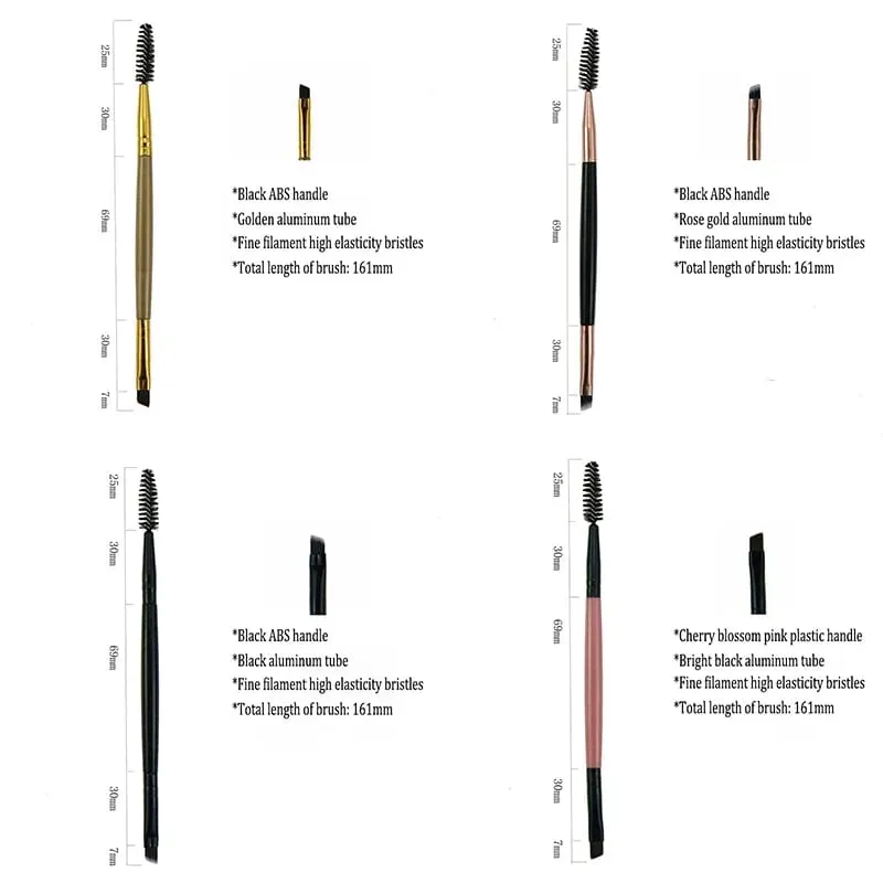 Nuovo Pennello per sopracciglia Pennello per eyeliner per sopracciglia Pennello per correttore Pennelli per trucco professionale Microbrashi per ciglia HZS03 — image 6