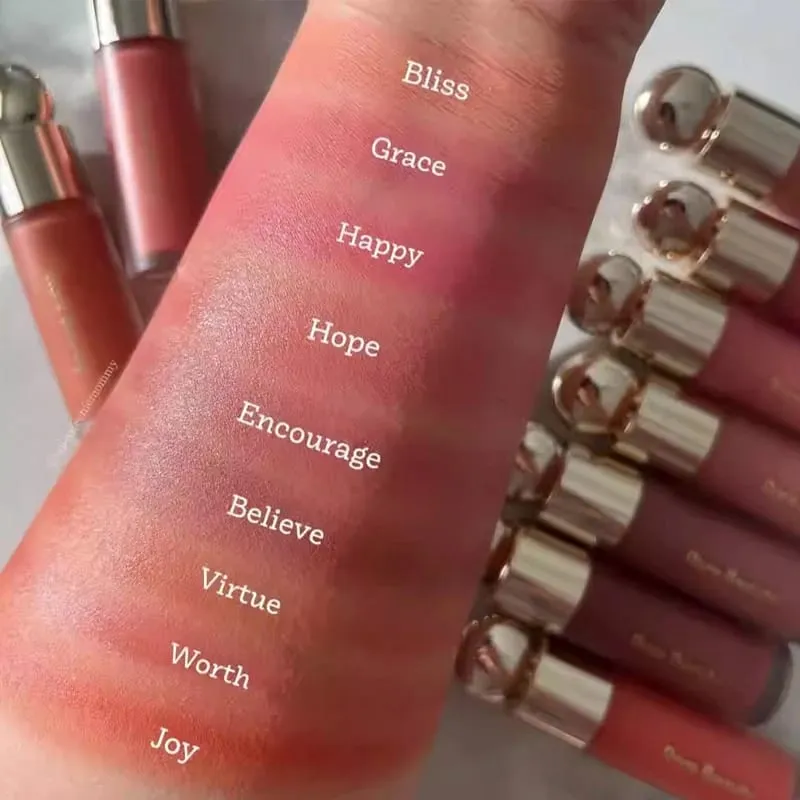 Rare Beauty suave pellizco líquido colorete sedoso impermeable hidratante mujer maquillaje Happy Hope Bliss Wonder Believe Blush Liquide — image 7