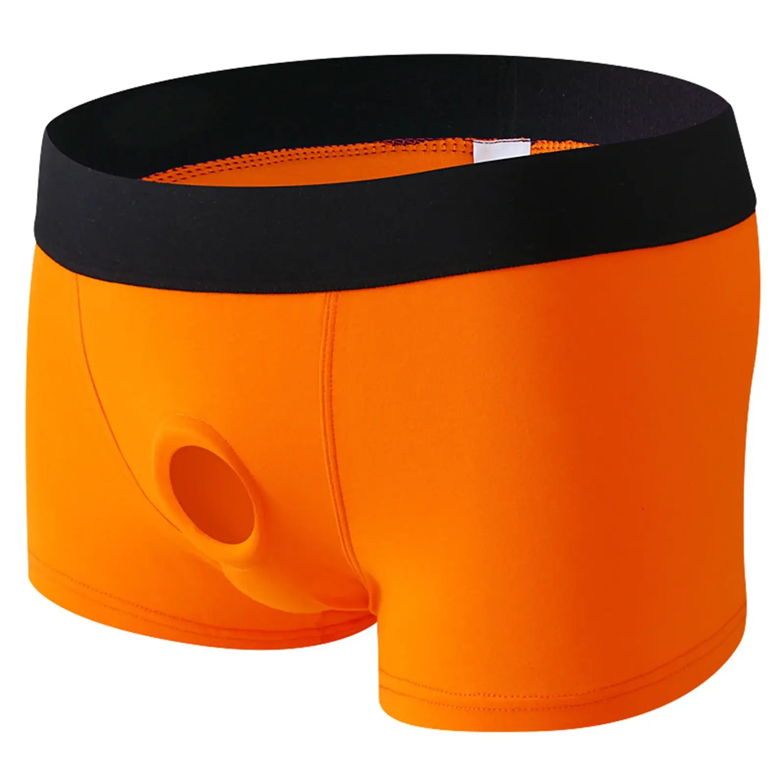 นักมวยชายหลุมด้านหน้าชุดชั้นในซิลิโคน Cockring เซ็กซี่ Boxershorts เอวกว้างกางเกงผ้าฝ้าย Hollow OUT ชุดชั้นใน — image 6
