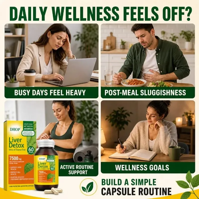 Capsules de quercétine 60 unités avec curcumine et extrait de chardon-Marie soutiennent la détoxification du foie et maintiennent la santé respiratoire — image 5
