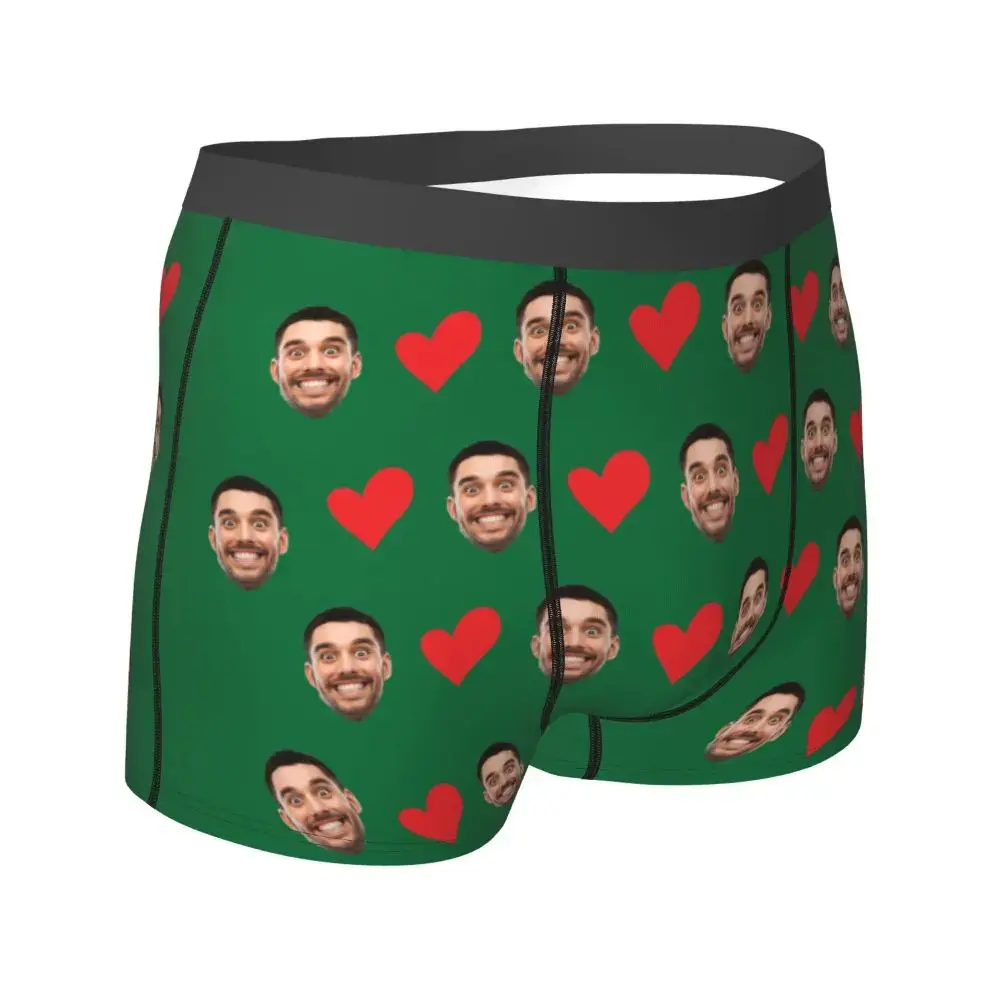 Personalized Face Photo Underwear Custom Heart Boxer Briefs Men Briefs Gift For Husband Anniversary Gift for Dad — image 13