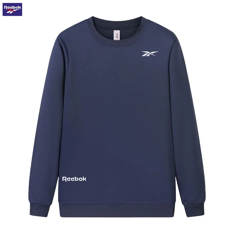 2026 Stride Running Spring/Autumn Men's and Women's Universal Round-neck Hoodie - Lightweight Solid-color Long-sleeved Loose-Fit — image 6