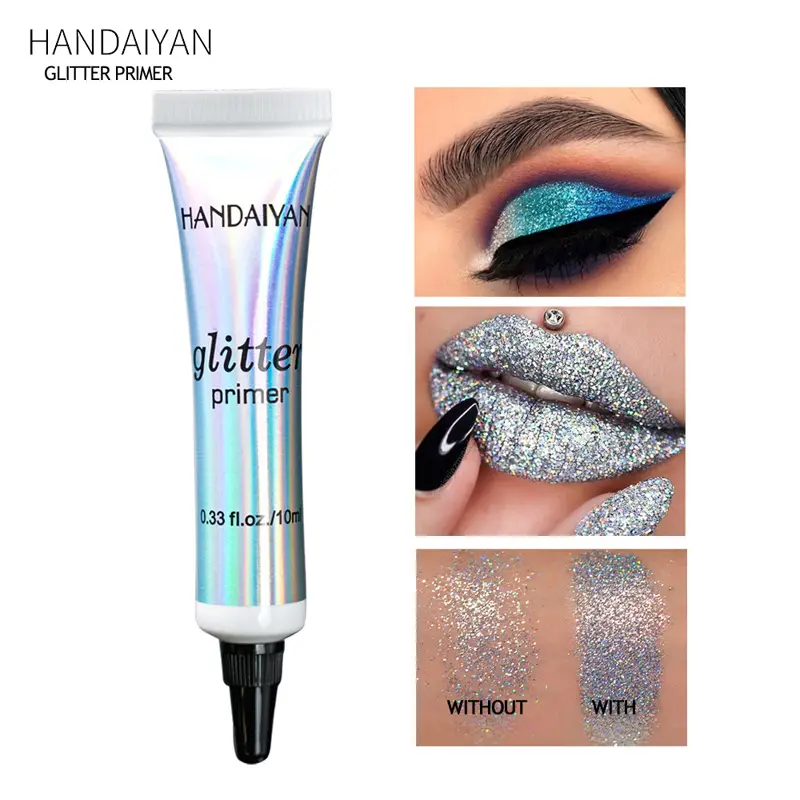 Glitter Primer Makeup Glue Flash Eyes Gel Face Eye Body Sequin Primer Long-lasting Brilliant Makeup Tools Primer Shiny
