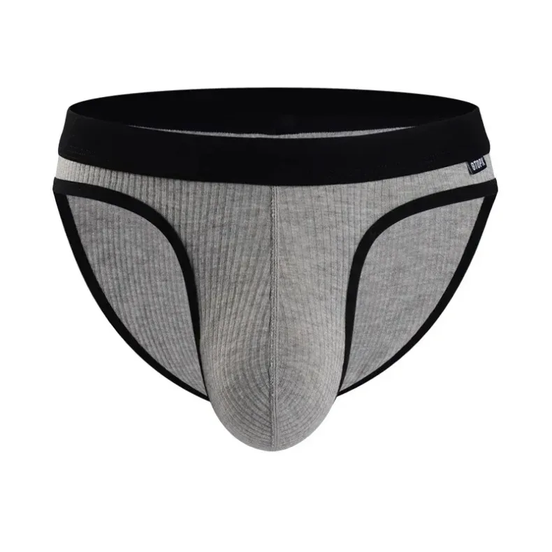 Herren-Unterwäsche, U-konvexe Beutel-Slips, atmungsaktiv, weich, elastisch, Low-Rise-Höschen für Männer, tägliche Dessous, 2er-Pack — image 17