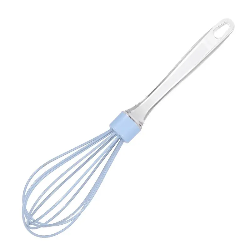 1 PC 10 นิ้วคู่มือโปร่งใสซิลิโคนไข่ Beater เค้กครีมผสมไข่เบเกอรี่ Gadget — image 11