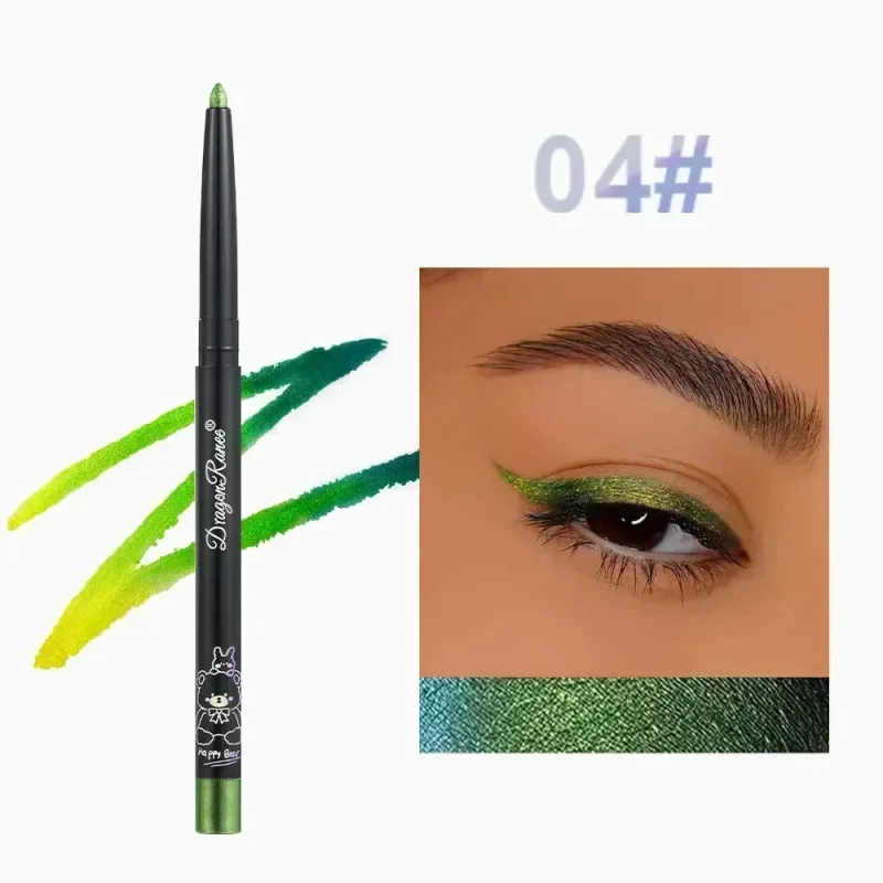 MultiChrome Aurora Chameleon Eyeliner ołówek trwały brokatowy cień do powiek leżący jedwabnik długopis wodoodporne kosmetyki kosmetyczne makijaż oczu — image 8