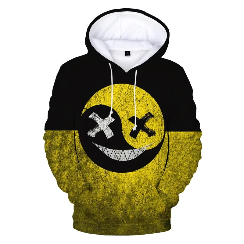 Patrón de moda diablo cara sonriente 3D impreso Sudadera con capucha sudaderas hombres mujeres moda Casual divertido jerseys sudaderas con capucha de Hip Hop — image 33