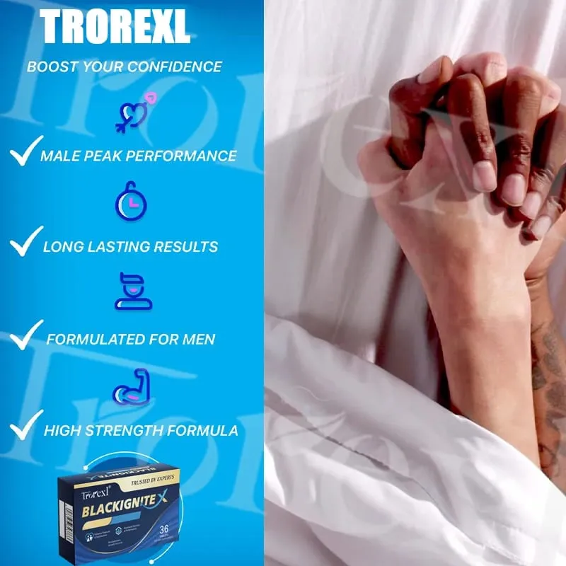 BlackIgnite X Tablets Integratore di ostriche e ginseng Potenziatore di attività estesa per prestazioni sicure