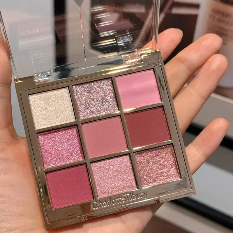 Charlotte Makeup Hadiah Bubuk Perona Pipi & Palet Eyeshadow Seri Kosmetik Mudah Diaplikasikan Pewarna Tahan Lama Concealer Alami Tilbury — image 17