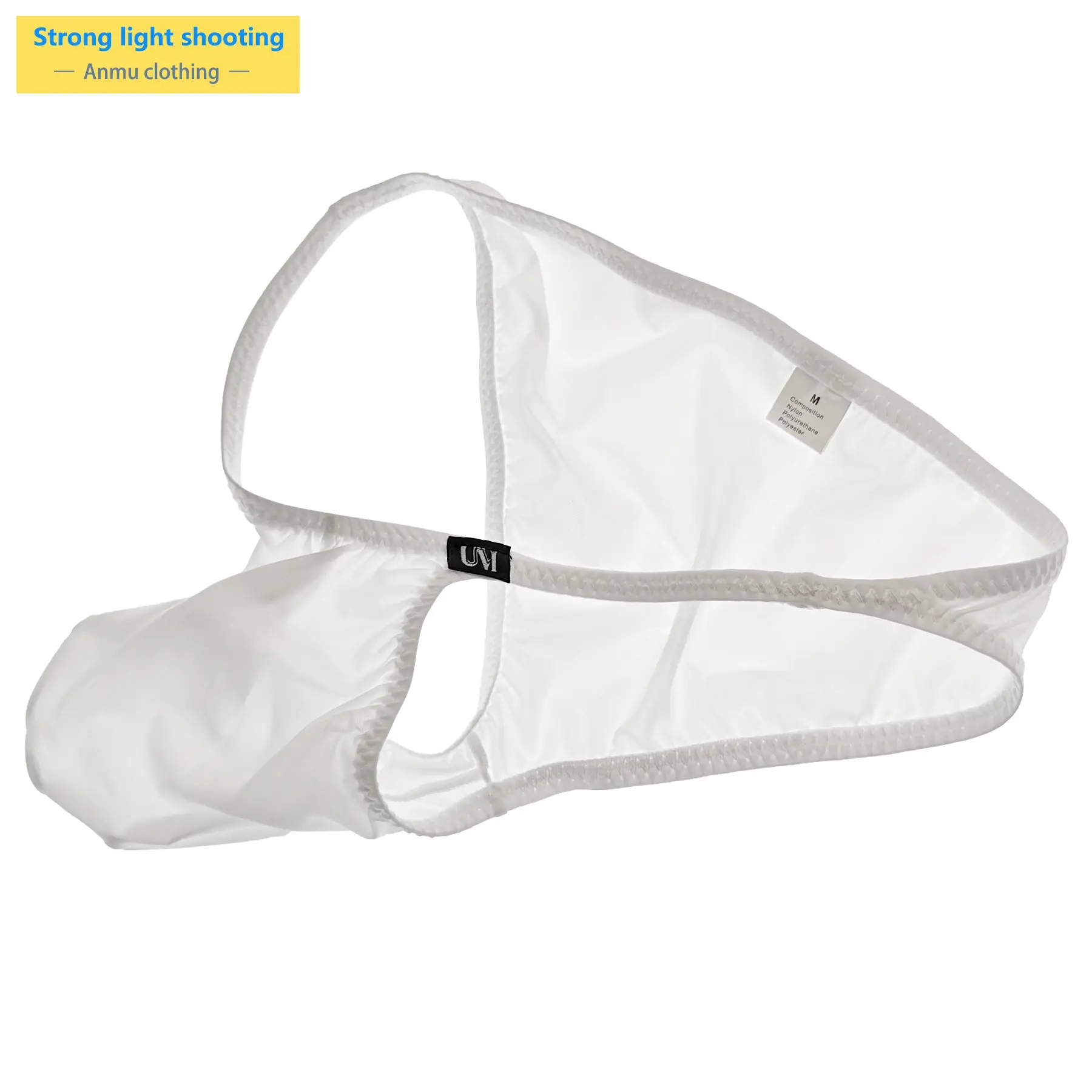 Men's Oversized Comfortable Pouch Ice Panty Semi-Transparent Sexy Underwear for Everyday Use — image 3