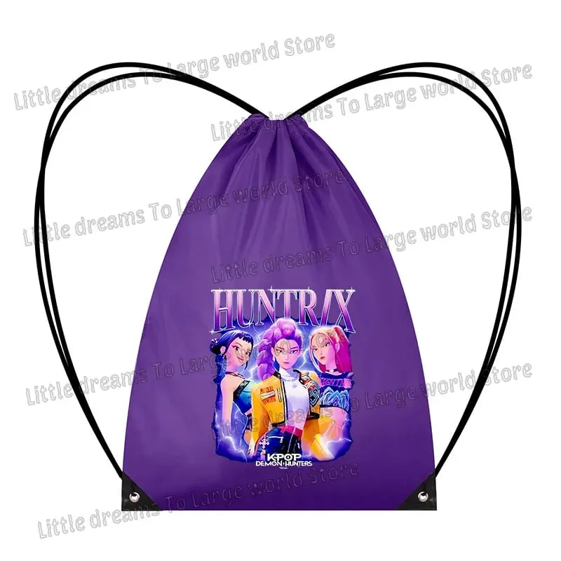 Anime Figure Drawstring Bag Portable Backpack Large Capacity Gym Sports Clothes Organizer Storage Pouch Bundle Pocket Women Gift — image 15