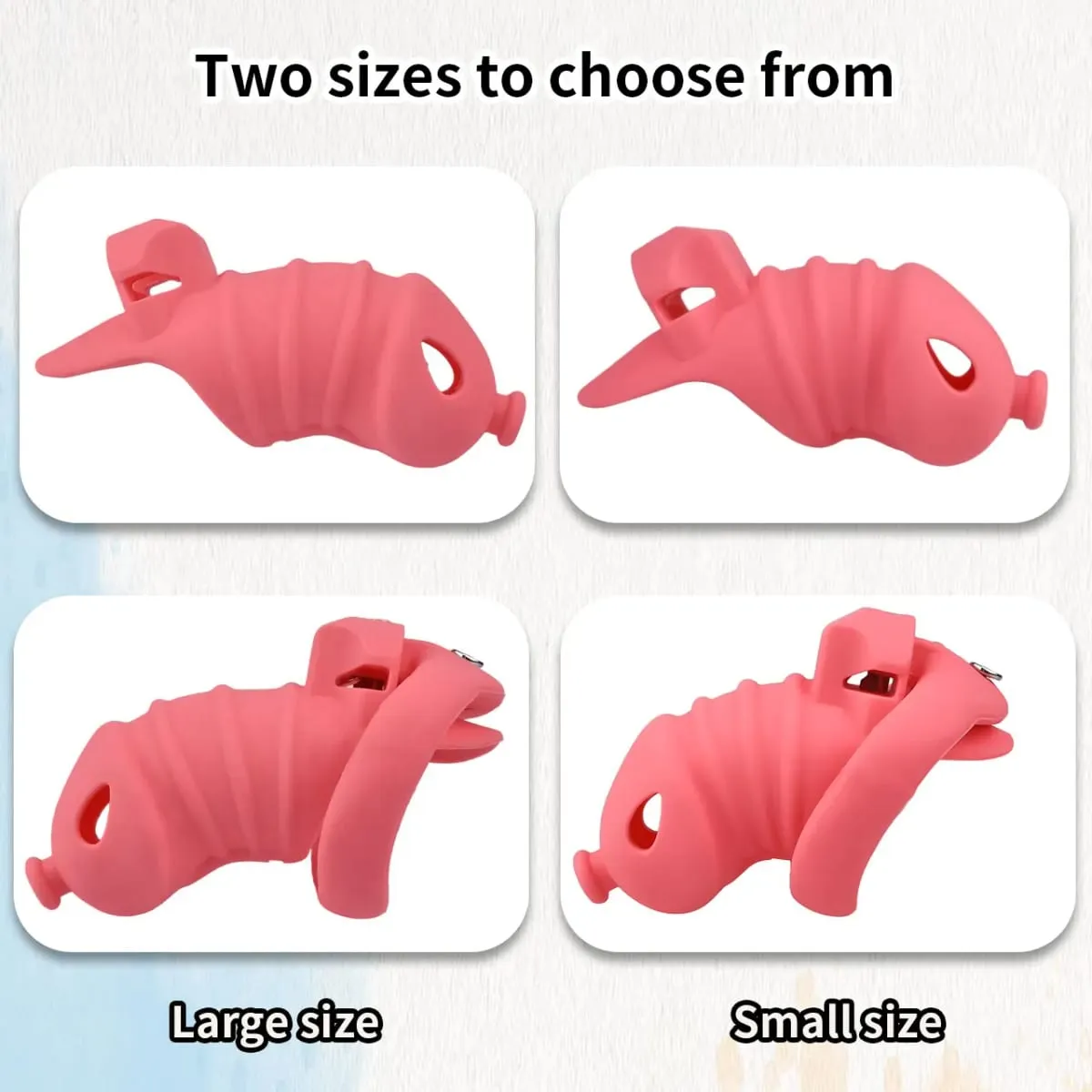 Cage à pénis en Silicone pour homme, ceinture de chasteté, gode, serrure Anti-fuite, jouets sexuels pour hommes, accessoires érotiques — image 2