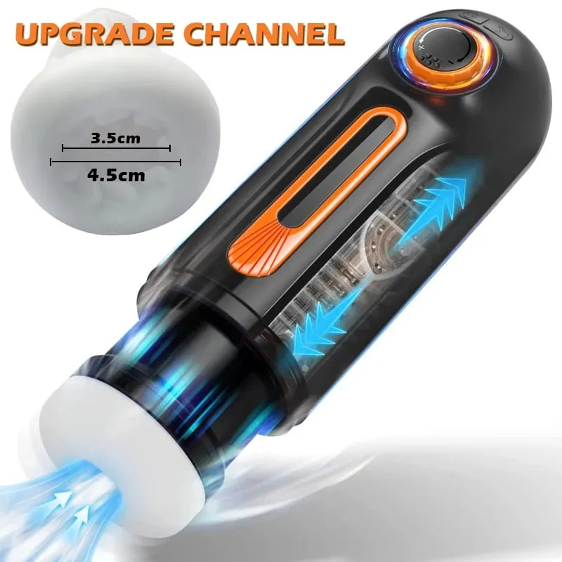 6 in1 Tự Động Kính Thiên Văn Hút Rung Masturbators Cho Nam Âm Hộ Âm Đạo Cho Nam Thật BF Đồ Chơi Tình Dục Cho Nam
