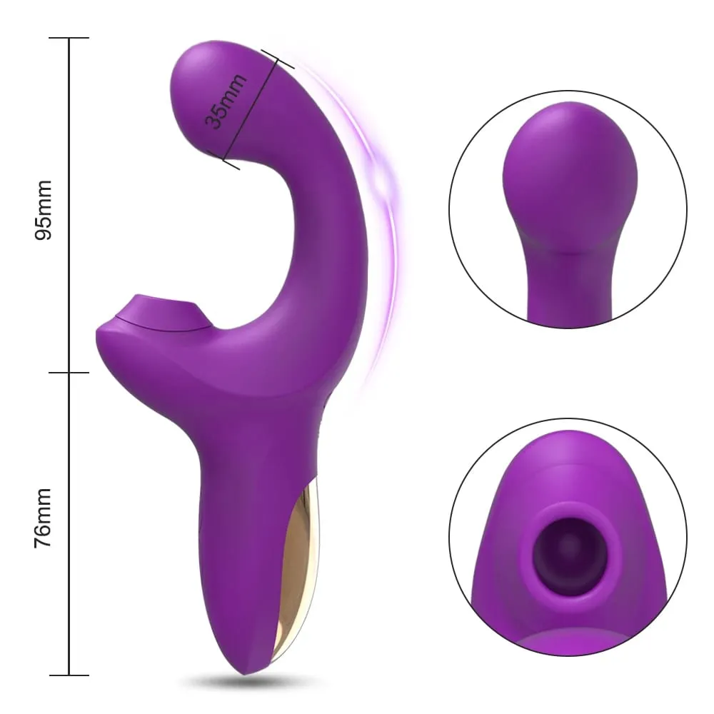20 Speeds Powerful Dildo Vibrator for Women Clit Sucker Vacuum Clitoris Stimulator Adults Goods Finger Wiggling Adults Sex Toy — image 5