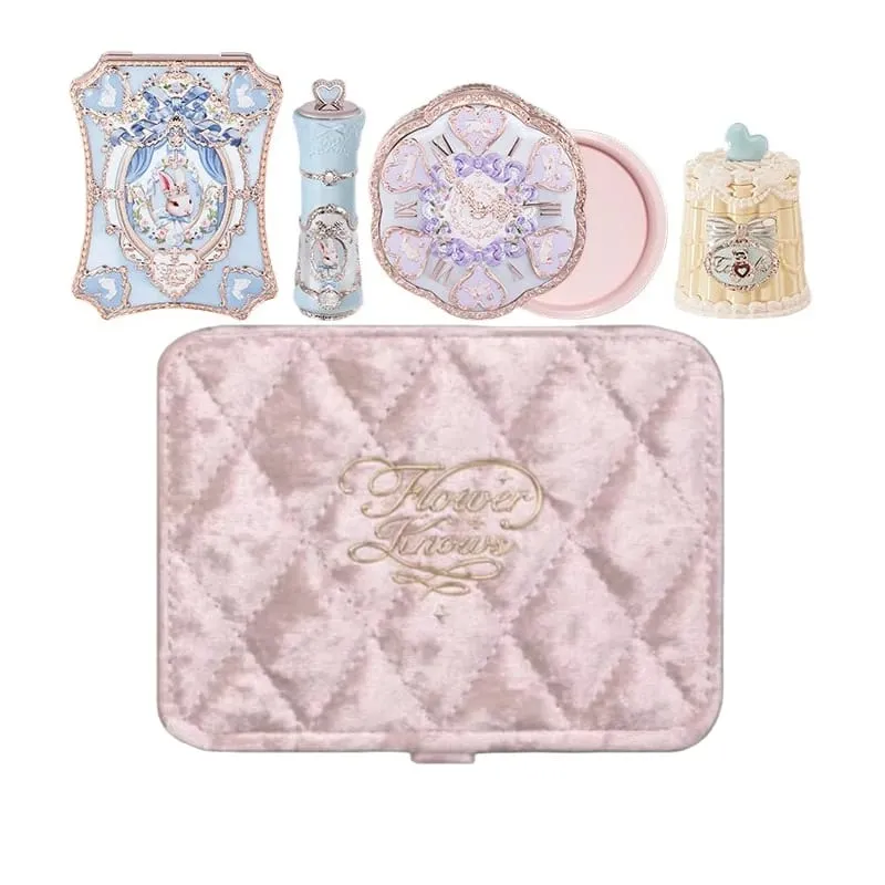 Flower Knows Makeup Profissional Completa Eye Shadow Air Cushion CC Cream Blush Lipstick & Mascara Jewelry Storage Box Gift Set — image 6