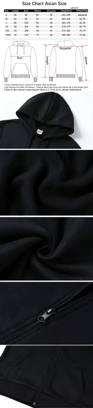 Anime Hunter X Hunter Phantom Troupe Spider Logo Zipper Hoodies Men's Zip Up Hooded Sweatshirts Long Sleeves Pullovers Jackets — image 2