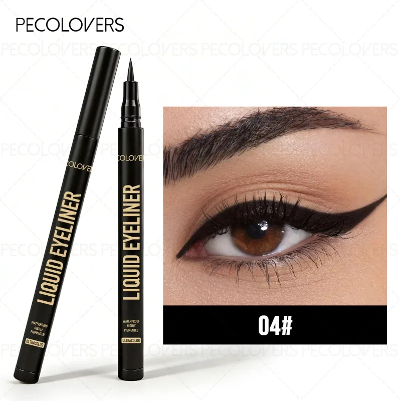 1 Pc Smooth Glide Liquid Eyeliner Pen - Waterproof Long-lasting Ultra-Fine Tip Water Eye Liner Pen Precision Slide Smudge-Proof — image 10