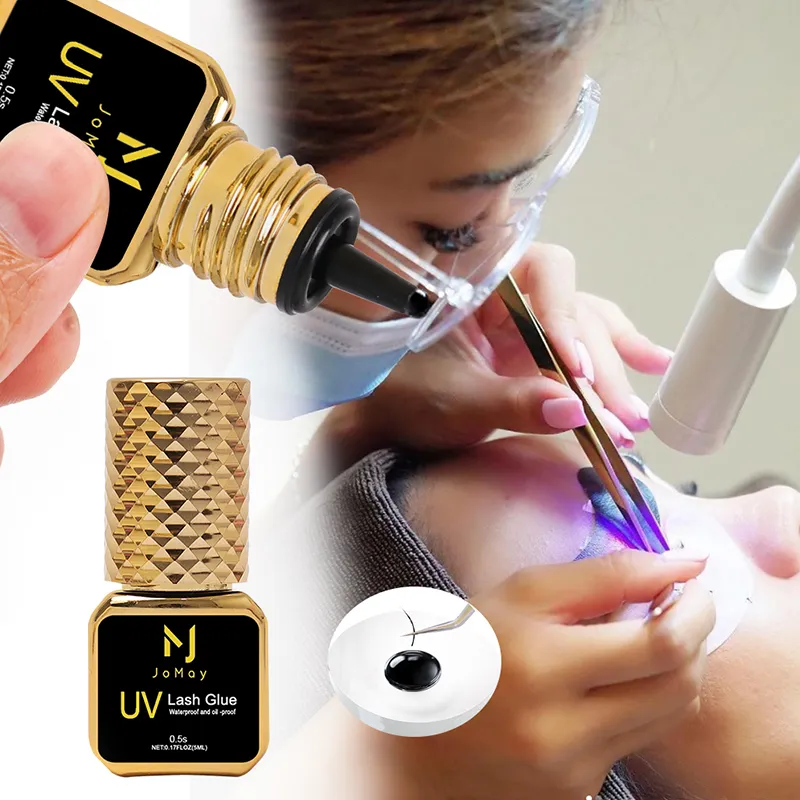 0,5 Sek. Wimpernverlängerungskleber, schwarz, schnell trocknend, UV-Wimpernkleber, schwarzer Wimpernkleber, Wimpernentferner für UV-Wimpernverlängerung — image 6