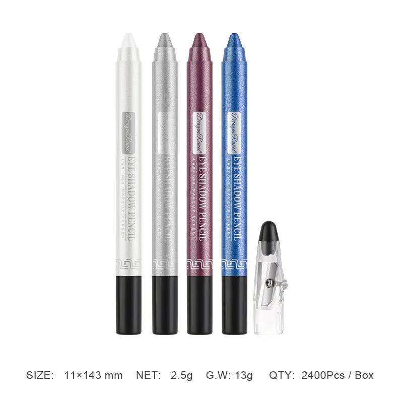 12 cores glitter caneta sombra de longa duração fosco sombra paleta brilhante iluminador prata roxo delineador lápis cosméticos — image 6