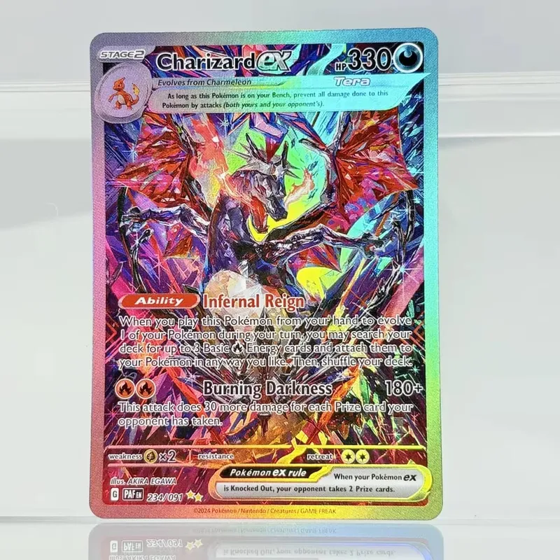 Holographic Game Trading Collection PTCG Proxy Cards Charizard Pikachu Mew EX Singl PKM Foil Cards PROXY Card — image 13