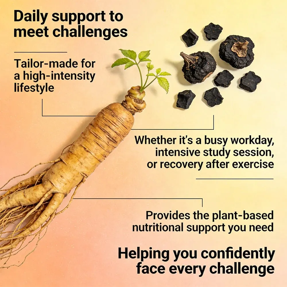 Capsule di radice di maca con ginseng - Promuovono energia, umore, resistenza e prestazioni, supportano la salute mentale per uomini e donne — image 6