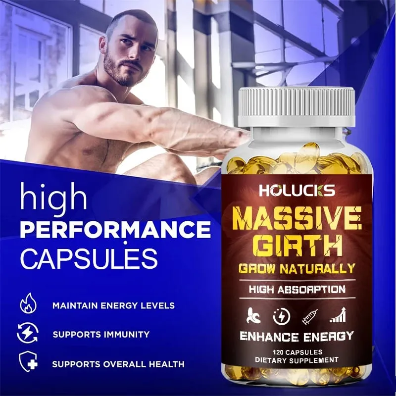 Advanced Men's Health Supplement with Ashwagandha & Maca Root Support Male Vitality Enhanced Stamina Stress Performance — image 4