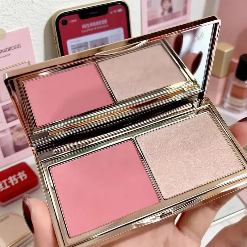 Charlotte Tilbury-aerógrafo en polvo difuminado, sin poros y resaltador, iluminador, luminoso, de larga duración, enfoque suave, brillo, regalos de maquillaje