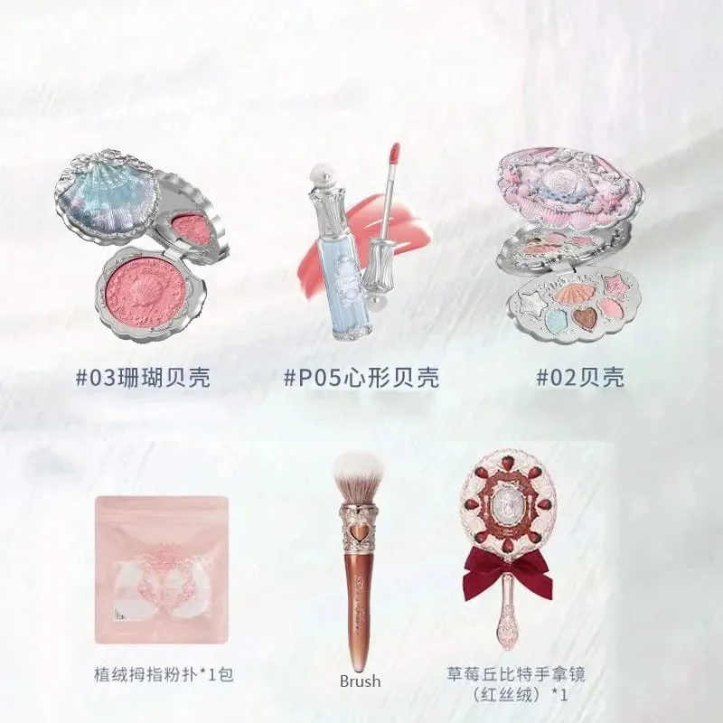 Flowerknows Set regalo trucco tutto-in-uno Ombretto, fard, correttore e smalto per labbra Flower Know Kit completo maquillage professionale — image 5