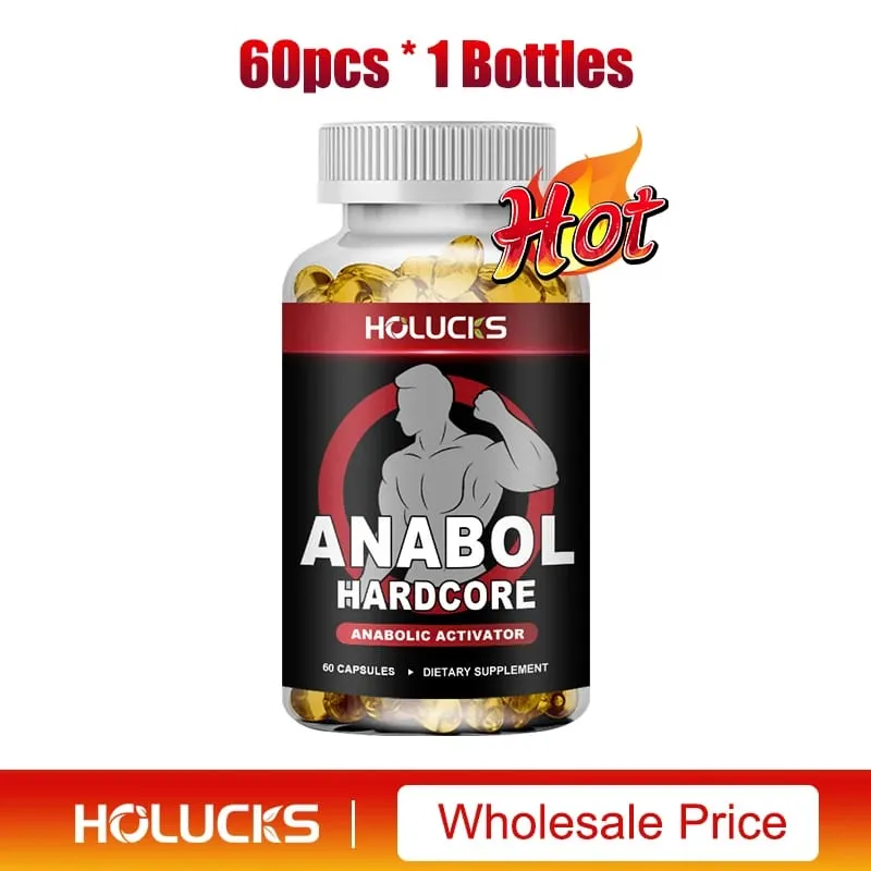 Anabol ฮาร์ดคอร์เสริมการเจริญเติบโตของกล้ามเนื้อสำหรับผู้ชายเพื่อสร้างประสิทธิภาพสูงแบบ Lean หนาแน่น เสริมสร้างการสนับสนุนสุขภาพโดยรวม