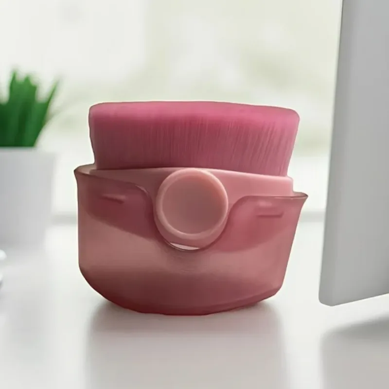 Mehrzweck-Gesichtspinsel mit Etui, Foundation, Rouge, Puderpinsel für flüssige Cremes, reisefreundliches Make-up-Werkzeug — image 8